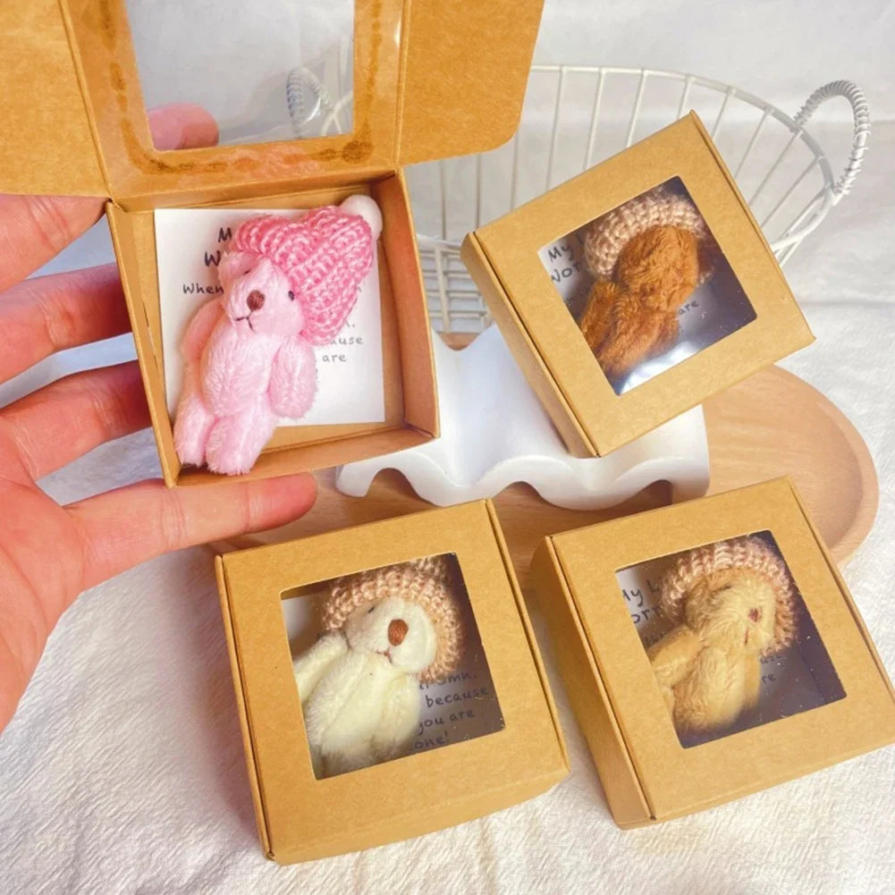 Mini Pocket Bear Hug in a Box | Handmade Plush Bear Gift Set