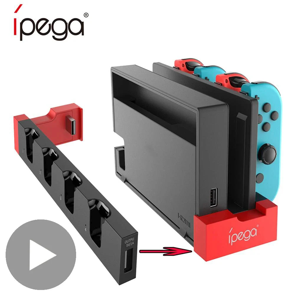Nintendo Switch Joy-Con Charging Dock Station – 4 or 6 Slots