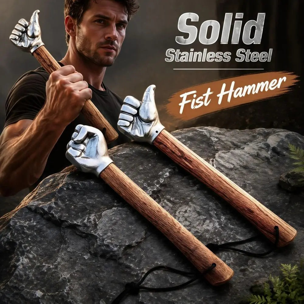 Stainless Steel Fist Hammer | Novelty Thumbs-Up Shaped Tool
