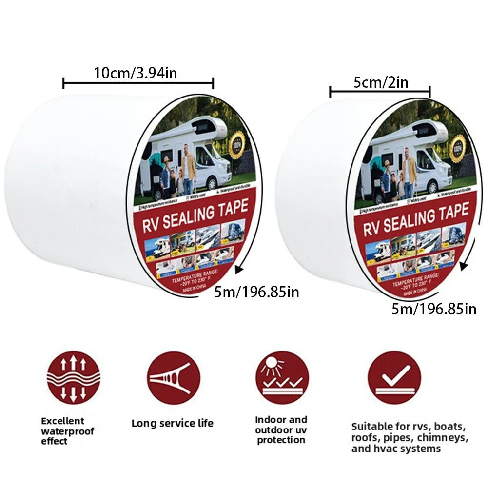 RV Butyl Roof Sealing Tape – Waterproof & UV Resistant