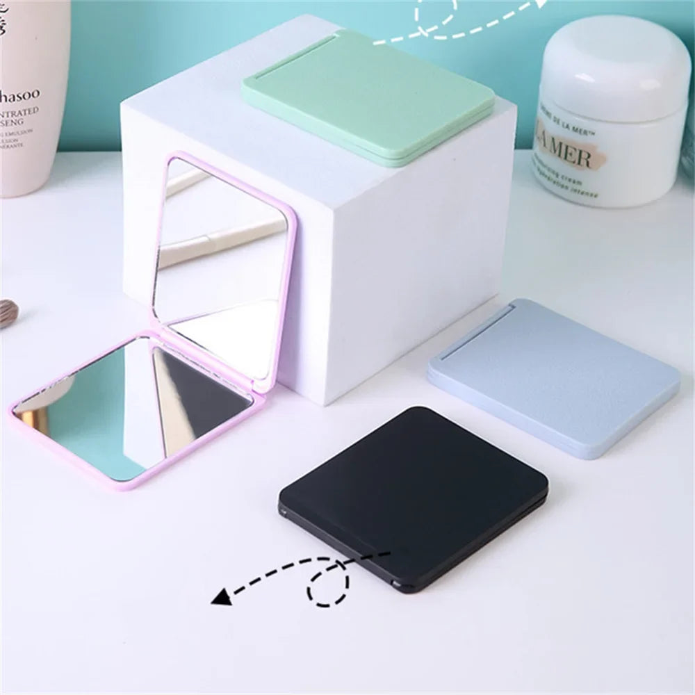 Folding Makeup Mirror High-quality Portable Single-side Creative