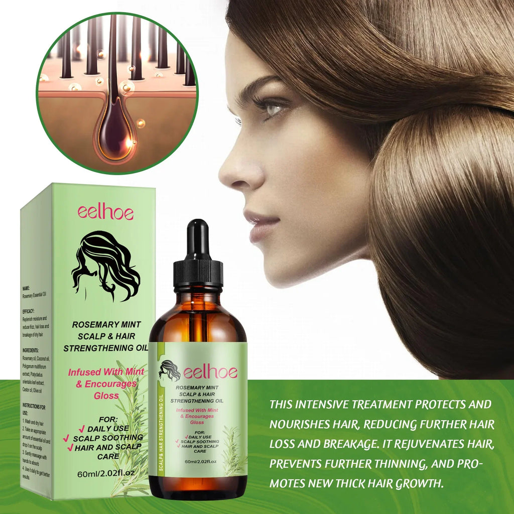 EELHOE Rosemary Oil Hair & Scalp Treatment 60ml | Natural