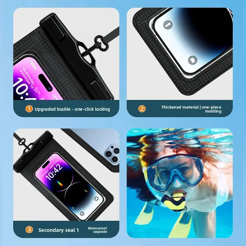 Waterproof Smartphone Case Cellphone Pouch Underwater Phone Swimming