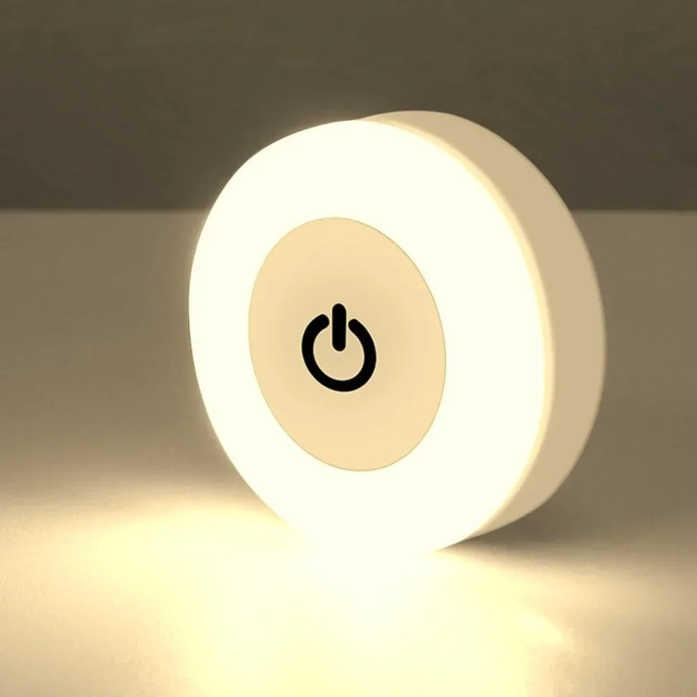 USB Rechargeable LED Touch Night Light | Magnetic Wall Lamp