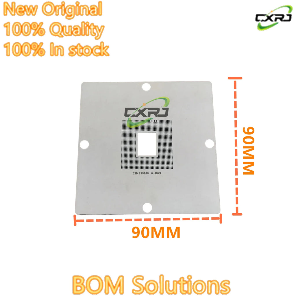 CXD2999 BGA Reballing Stencil 90x90mm Direct Heating