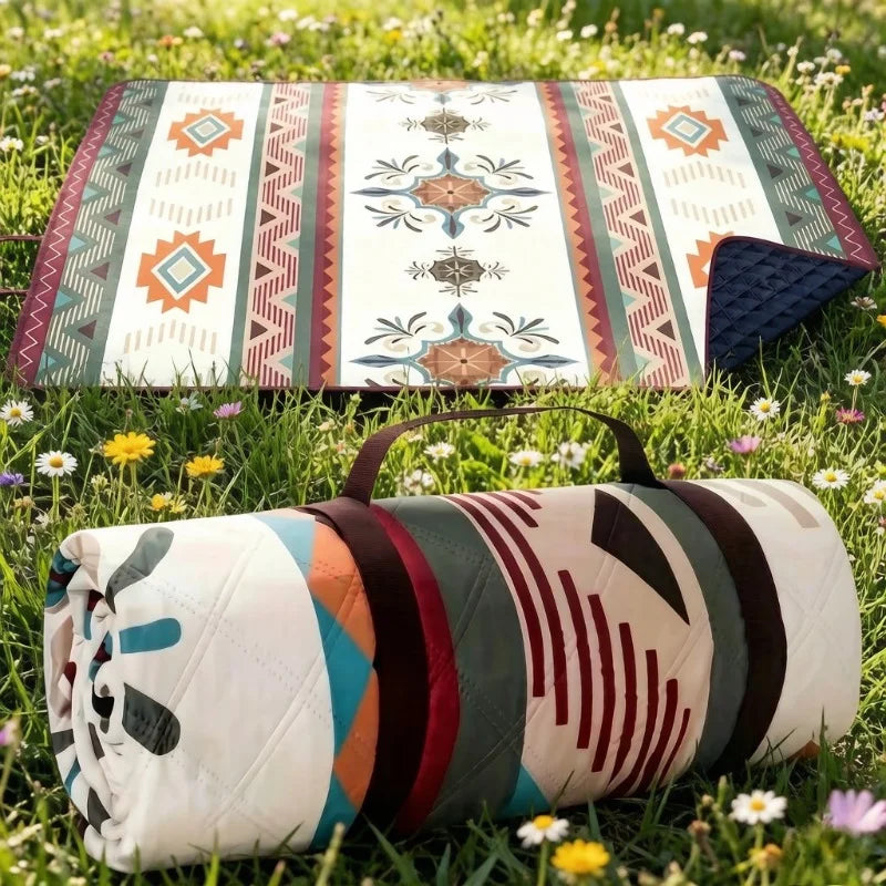 Waterproof Camping Picnic Blanket – Foldable Outdoor Beach Mat