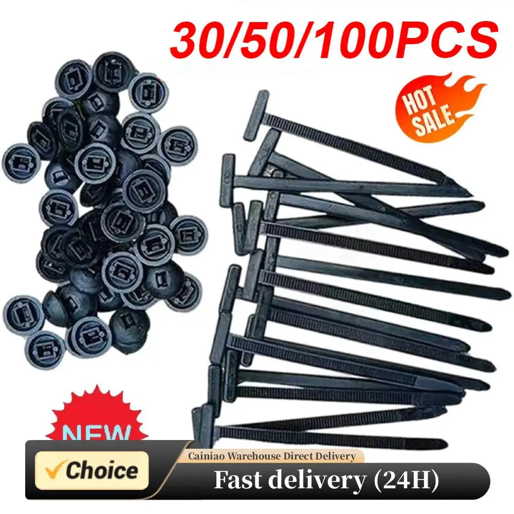 Nylon Universal Cable Tie Buckle-heavy Duty Zip Ties Holder Pin