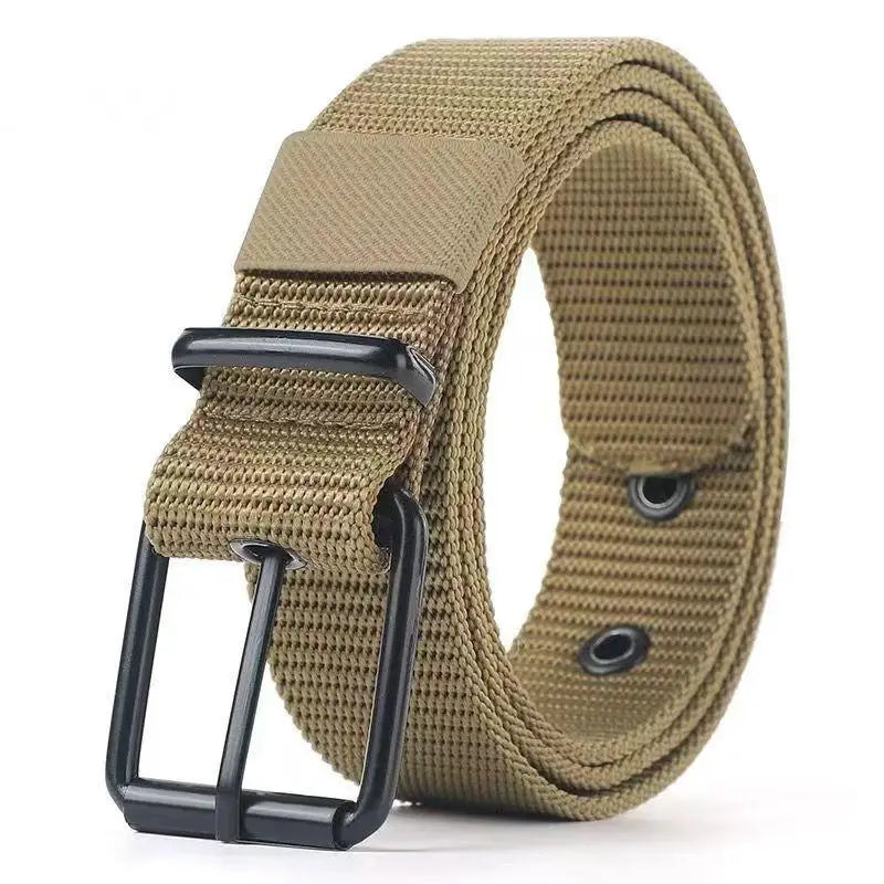 Unisex Canvas Eyelet Belt – Pin Buckle Jeans & Sports Belt