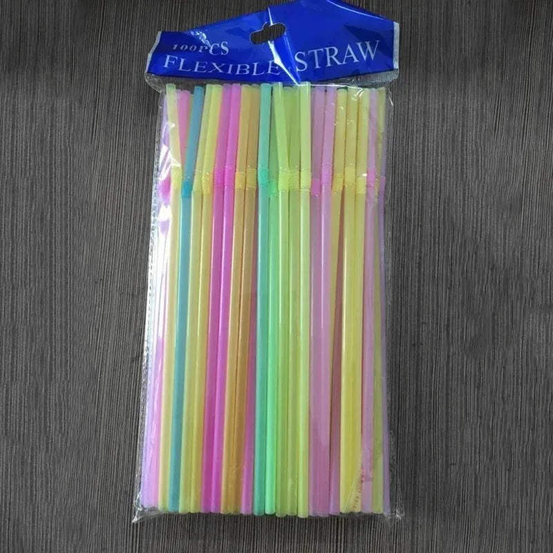 100pcs Wide Boba Straws – Milkshake, Smoothie & Bubble Tea