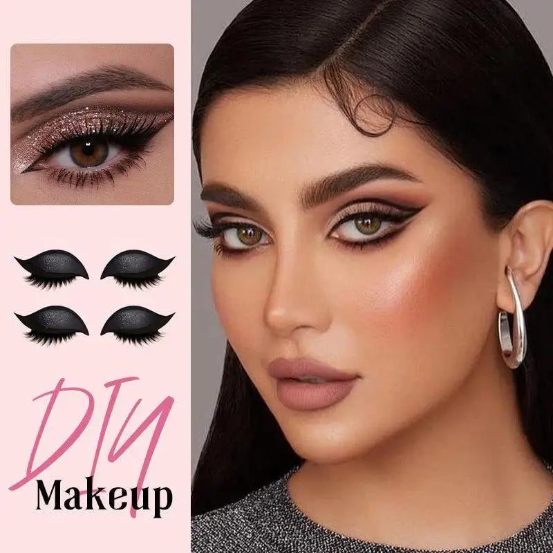 SADOER Lazy Eyeshadow Eyelash Stickers – Waterproof 1 Pair