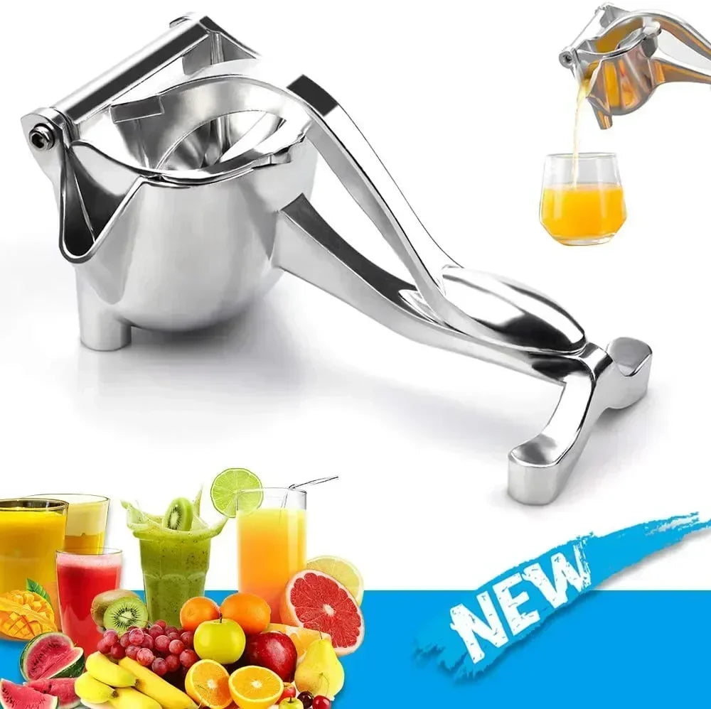Portable Manual Citrus Juicer – Aluminum Alloy Hand Press Squeezer