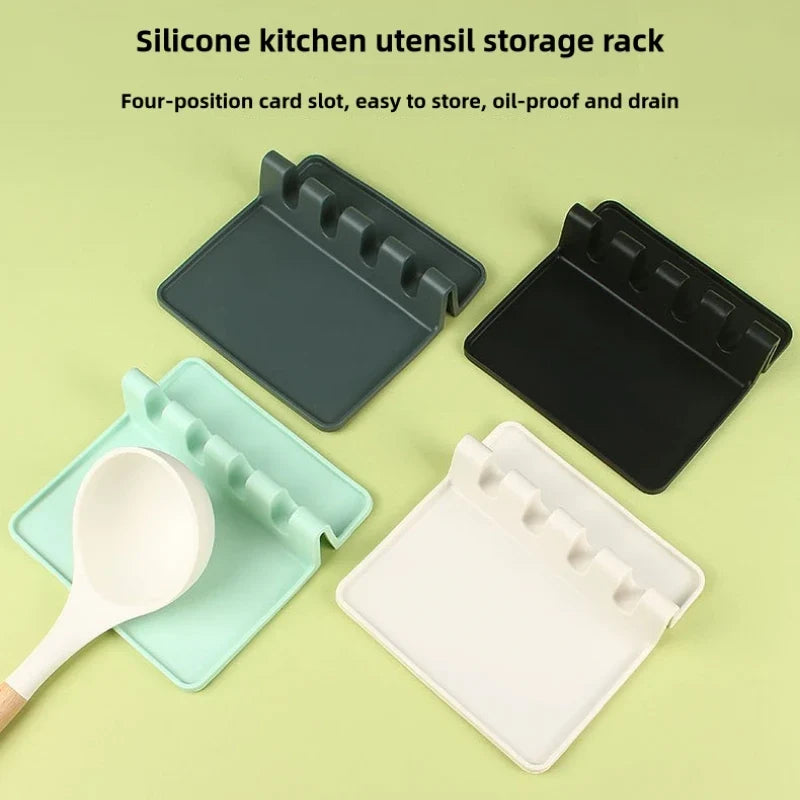 Silicone Kitchen Mat – Dish Rack, Drip Mat & Spoon Rest