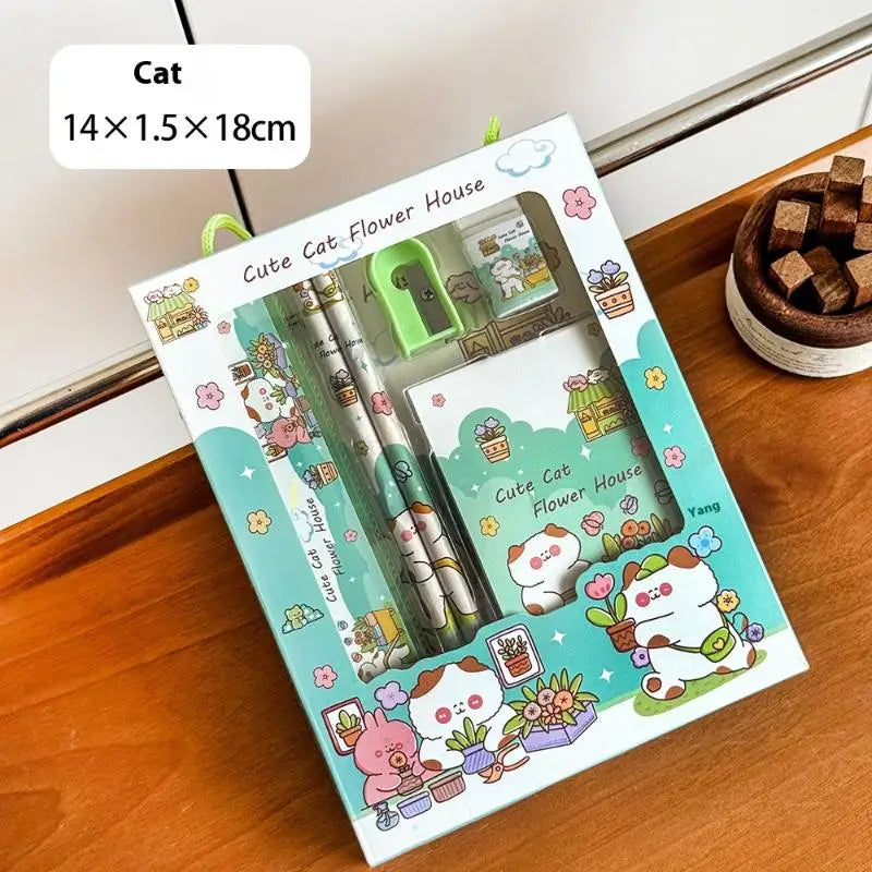 Cartoon Capybara Pencil Stationery Kawaii Eraser Sharpener Children