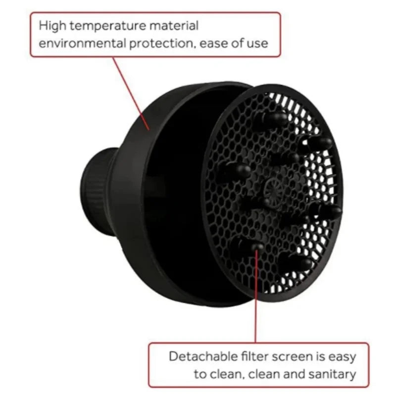 Collapsible Blow Dryer Diffuser for Natural & Thick Hair