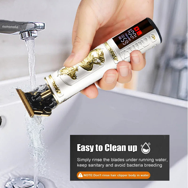 Oumonoka T9 Waterproof Electric Shaver & Beard Trimmer for Men