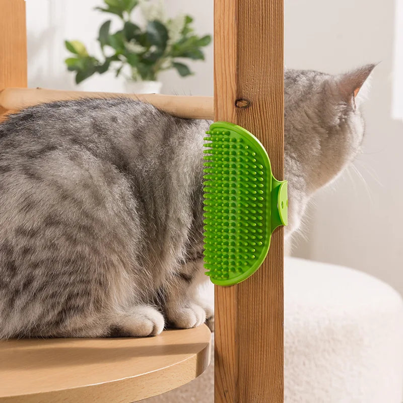Silicone Pet Bath Brush – Dog & Cat Grooming Massage Comb
