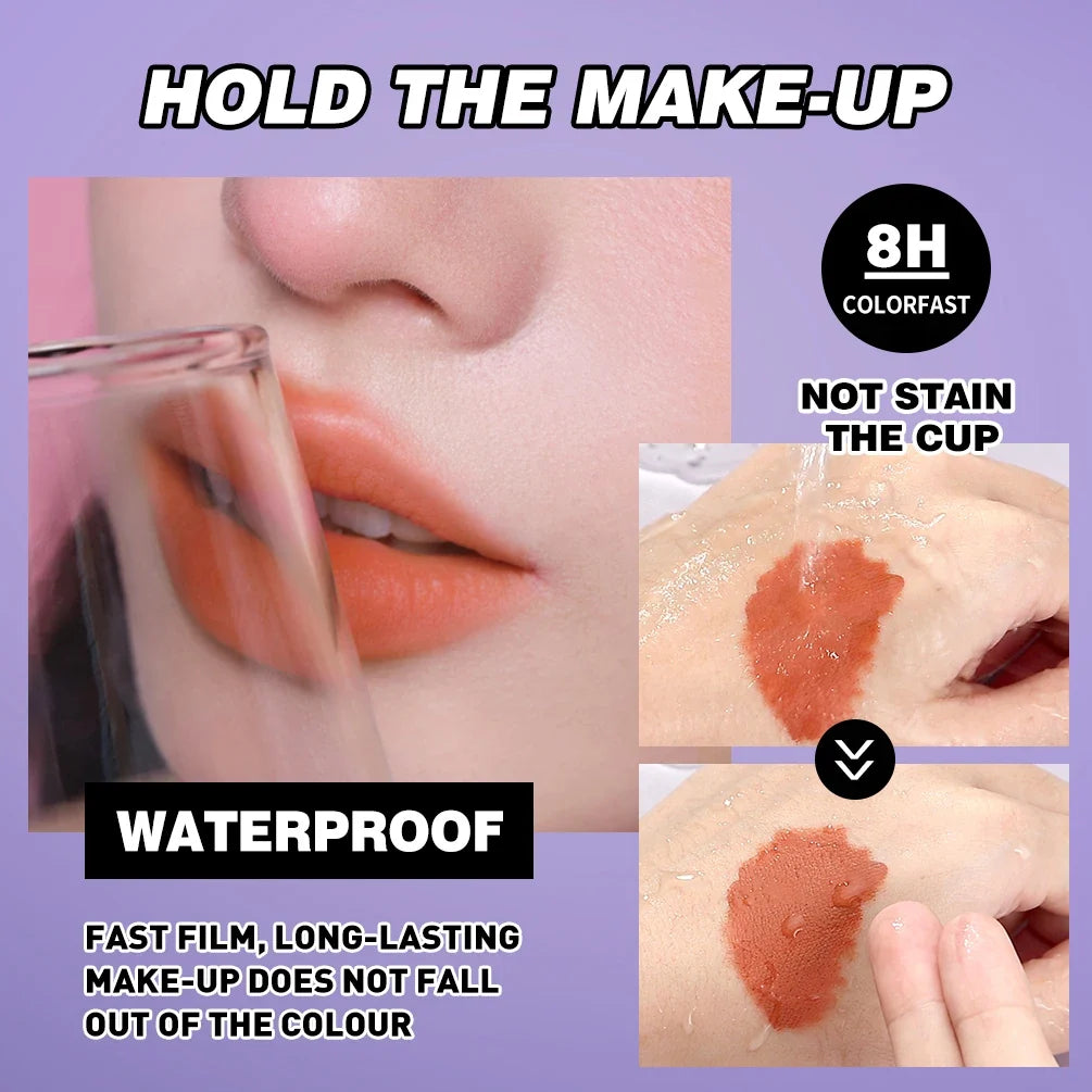 QiBest 6-Pc Matte Liquid Lipstick Set – Halloween Lip Makeup