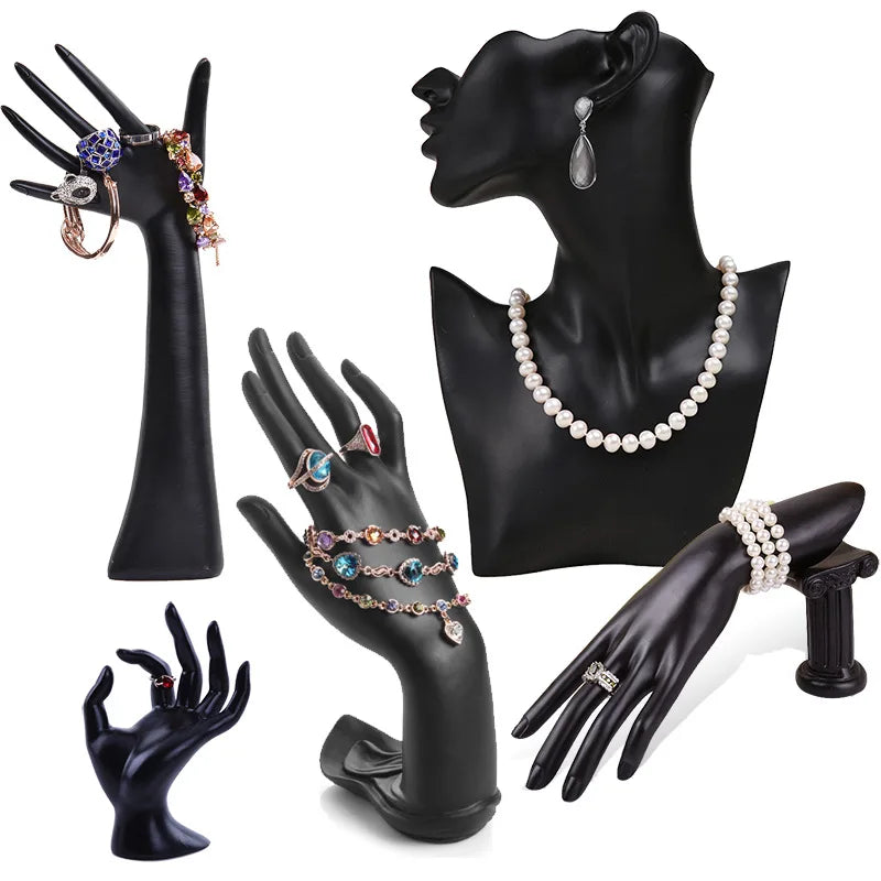 Resin Abstract Bust Mannequin Head Jewelry Display Stand