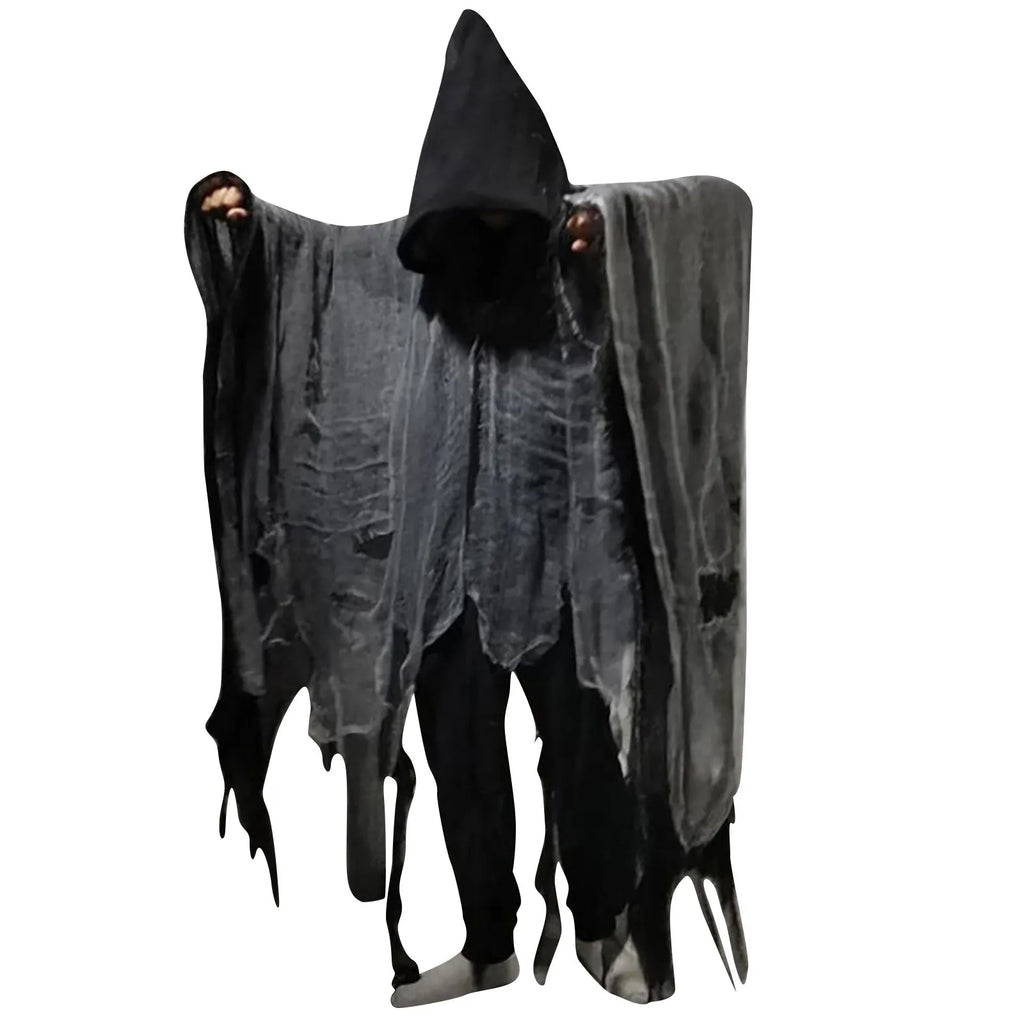 Halloween Gothic Hooded Cloak – Dementor Cosplay Cape Unisex
