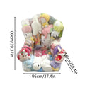 Bean Bag Stuffed Animal Storage Plush Toys Organizer Chair Kids Large