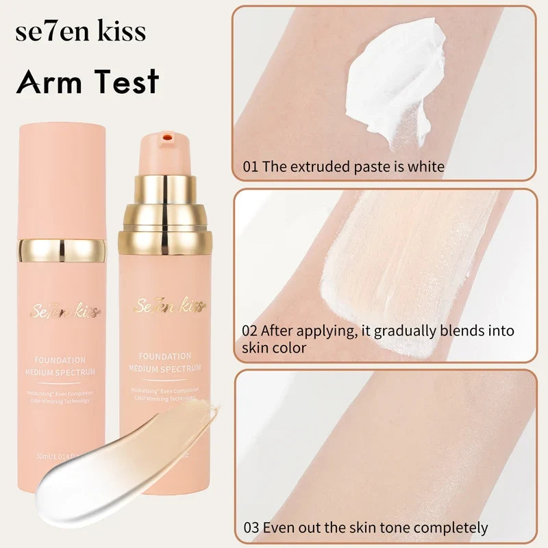 Color Changing Liquid Foundation – Waterproof & Natural Finish