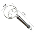 Danish Dough Whisk – Stainless Steel Pastry Blender & Mixer
