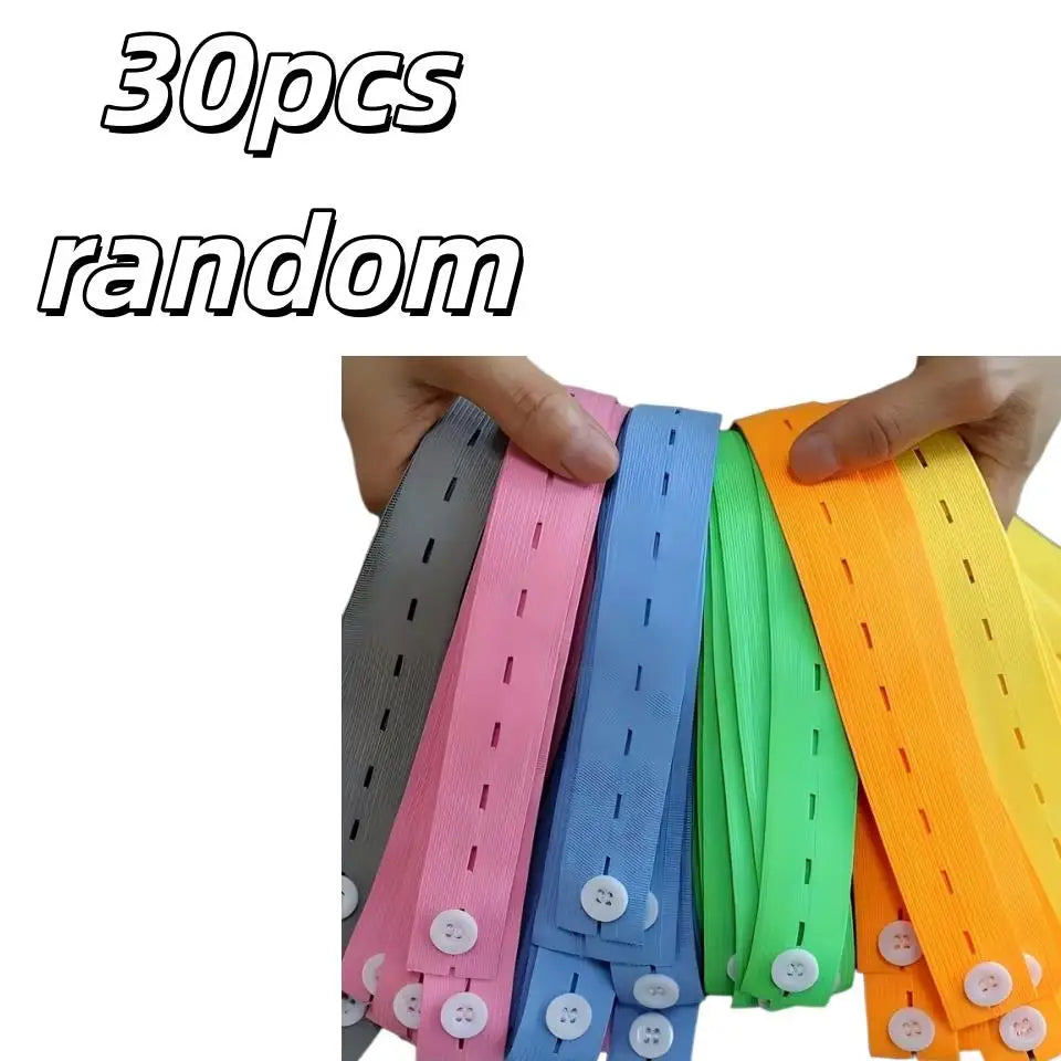 30-Piece Adjustable Buckle Straps – Clothing & Luggage Organizer