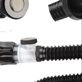 Black Press-Type Bathroom Sink Drain | Tool-Free Install