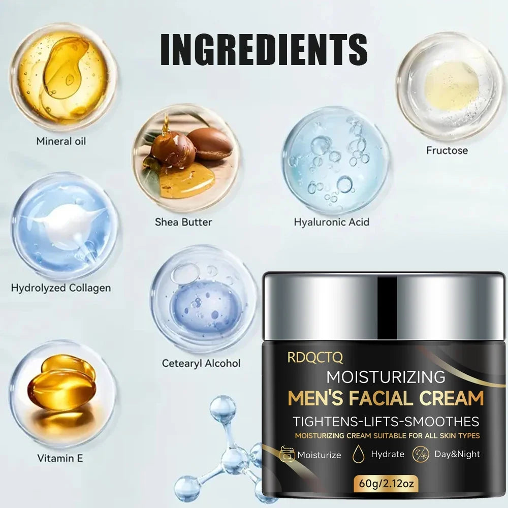 Men's Retinol Firming Face Cream – Collagen & Hyaluronate