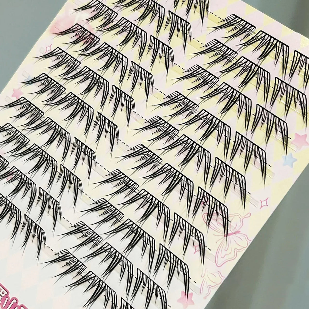 C Curl 11-12mm Fluffy Cluster False Eyelashes | 3D Lash Extensions