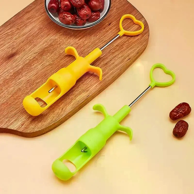 Cherry Olive Pitter & Jujube Corer – Fruit Seed Remover Tool