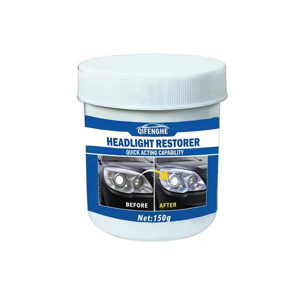 Car Headlight Restoration Paste – Crystal Coating & Clarity Polish