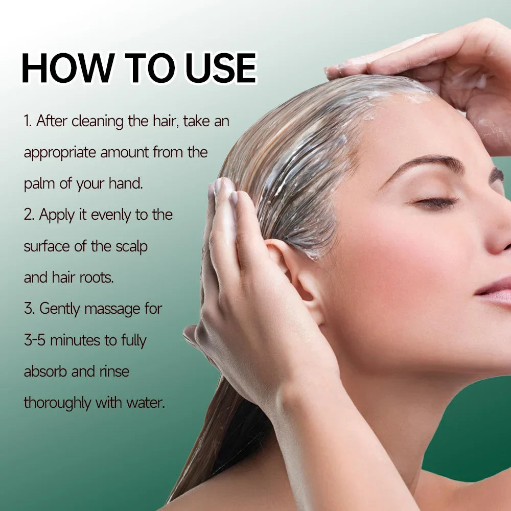 Rosemary Mint Hair Mask Black Castor Oil Biotin Healthy Shiny Soft