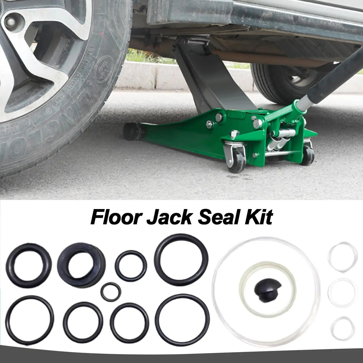 Floor Jack Seal Kit – 15-Piece O-Ring Set for 3-Ton Jacks