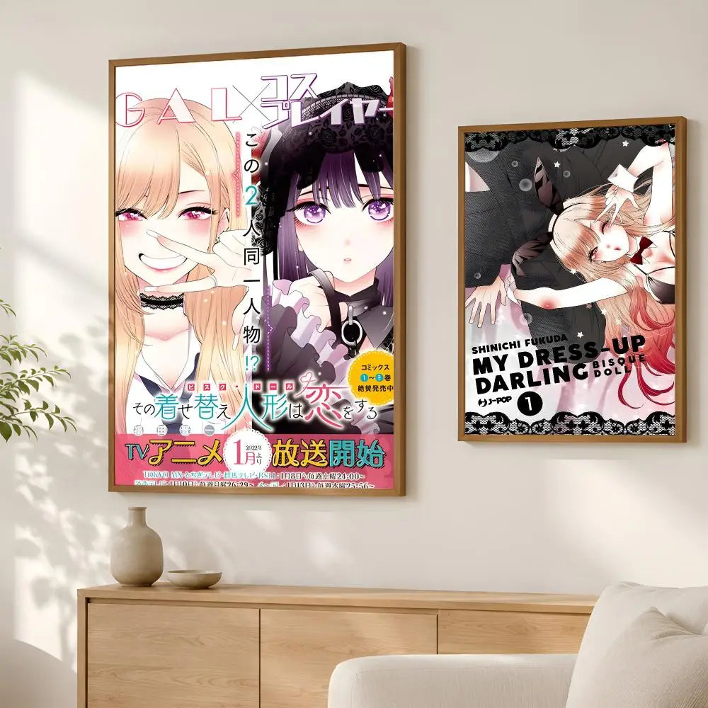 My Dress-Up Darling Self-Stick HD Wall Art Poster | Anime Decor