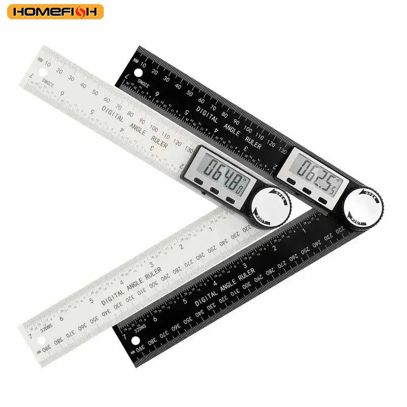 2-in-1 Digital Angle Finder & Ruler for Woodworking