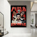Pablo Escobar HD Wall Poster – Waterproof Sticky Wall Art