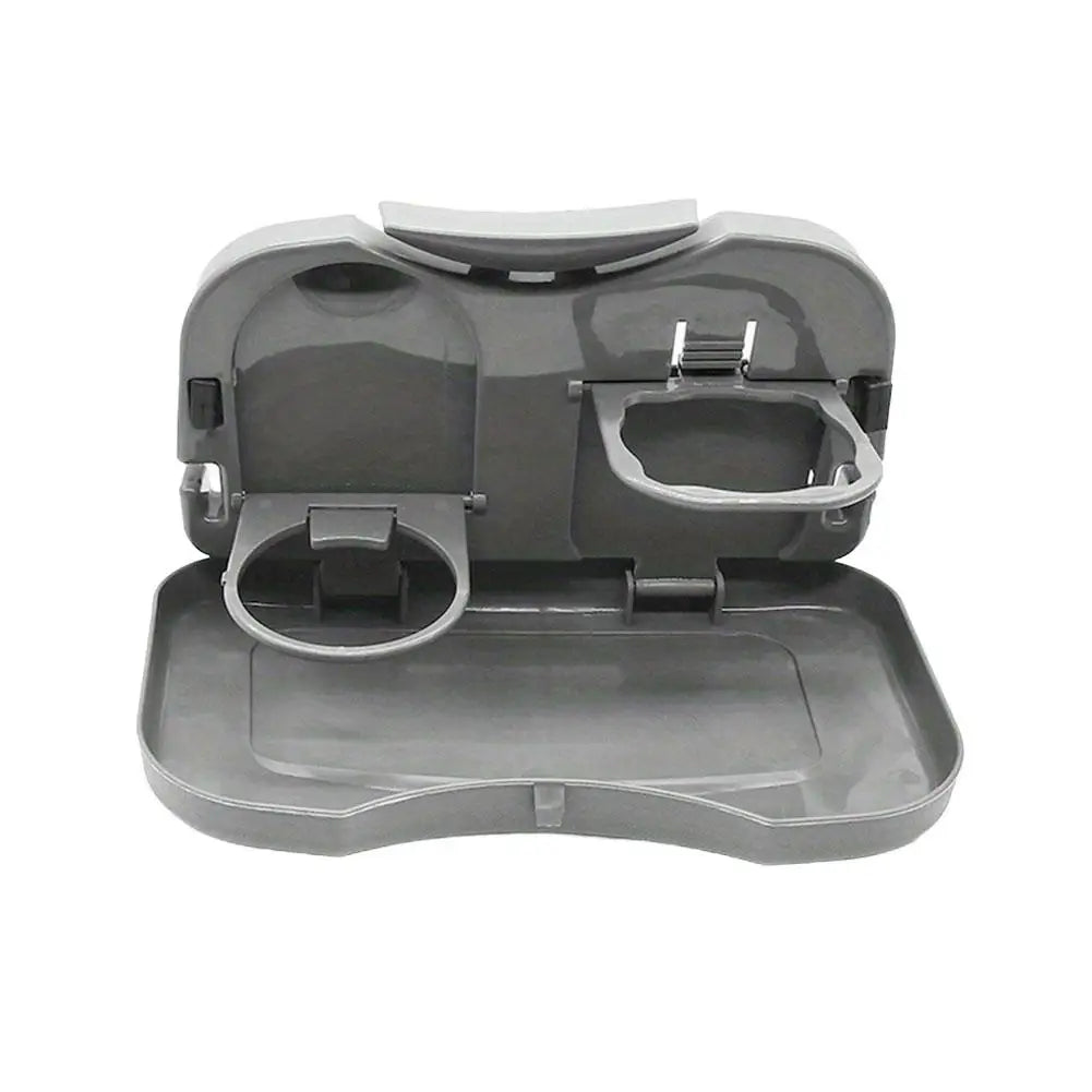 Foldable Car Backseat Tray Table with Cup Holder & Storage