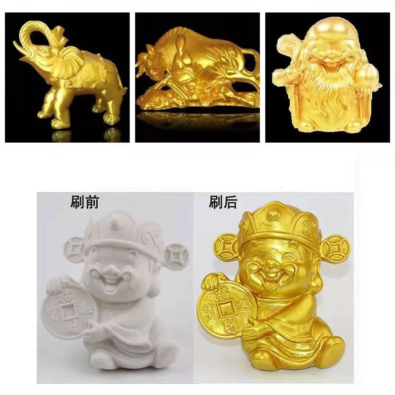 Gold Water-Based Bronzing Paint – Wood, Statues & Furniture