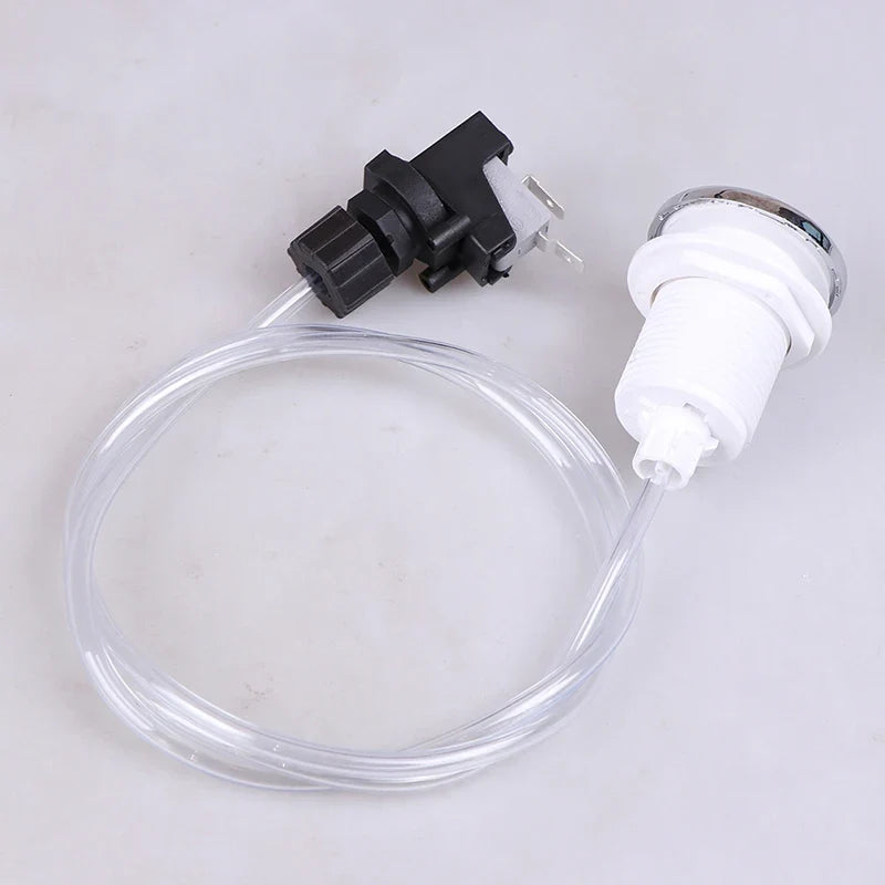 16A Push Air Button Switch Food Waste Disposal Bathtub Massage Chair