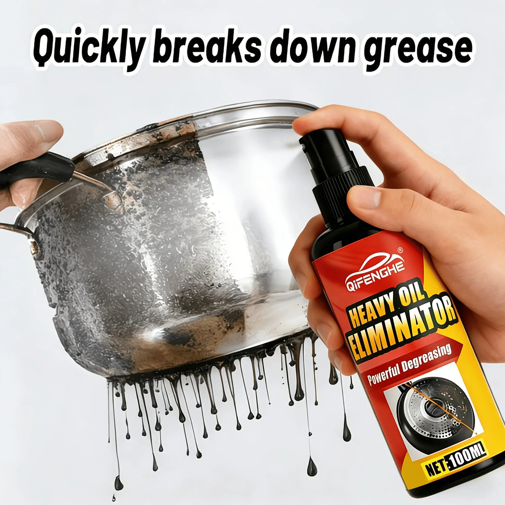 Heavy Duty Kitchen Degreaser Spray – Oil Stain Remover 3.38oz