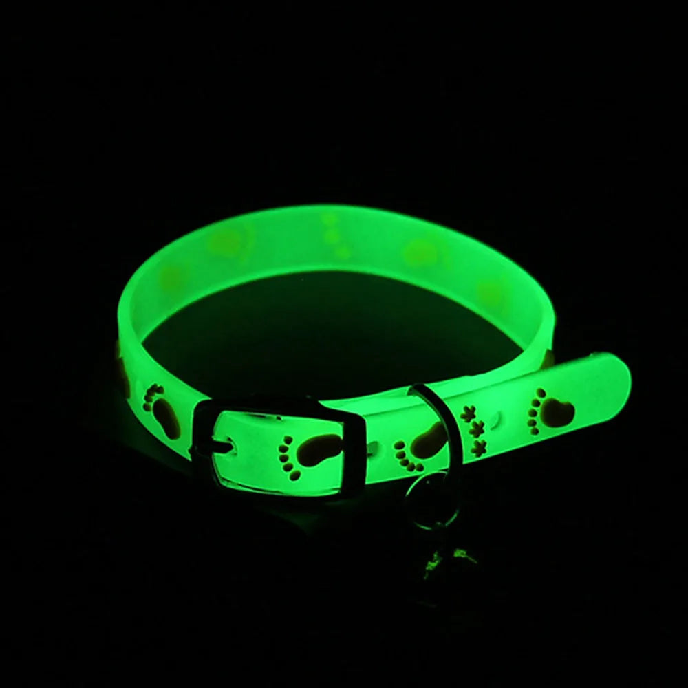 Luminous Cat Necklace Glowing Kitten Puppy Collar Anti-lost