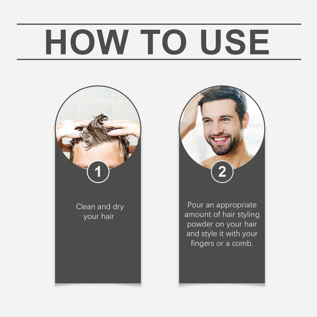 East Moon Matte Hair Styling Powder – Volume & Texture for Men