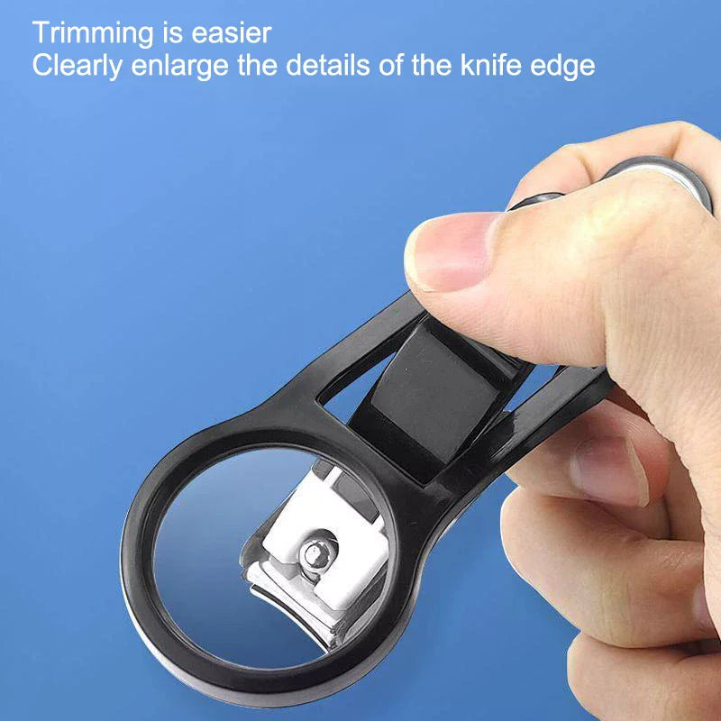 Nail Clipper with Magnifying Glass | Precision Nail Trimmer