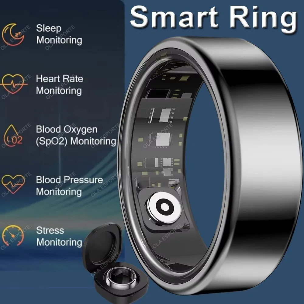 2026 Smart Ring Blood Pressure Heart Rate Sleep Monitoring Smartring