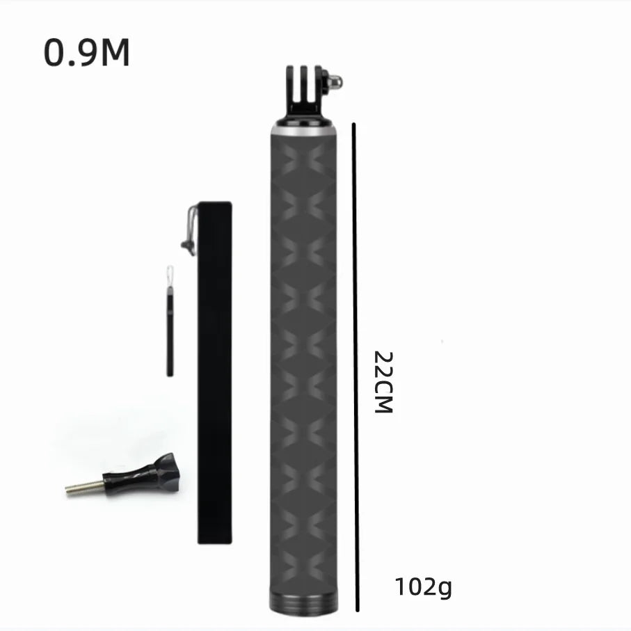 1.2M Carbon Fiber Invisible Selfie Stick for DJI & Insta360