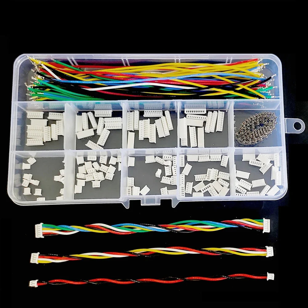 1Box Mini JST Connector MX 1 25 Pitch 2 3 4 5 6 7 8 9 10 Pin Female