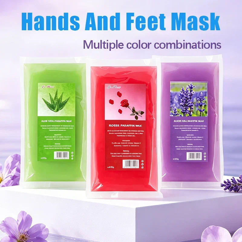 Paraffin Wax Hand & Foot Peel-Off Mask – Nourishing SPA Treatment