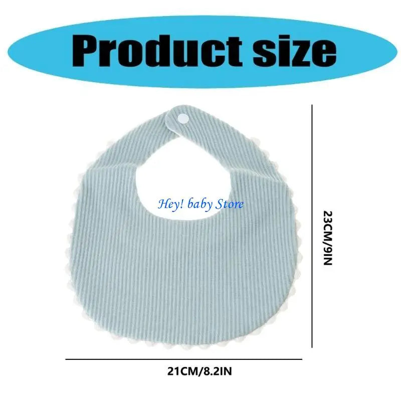 Baby Drool Bib & Burp Cloth – Soft Absorbent Cotton | 0–1Y