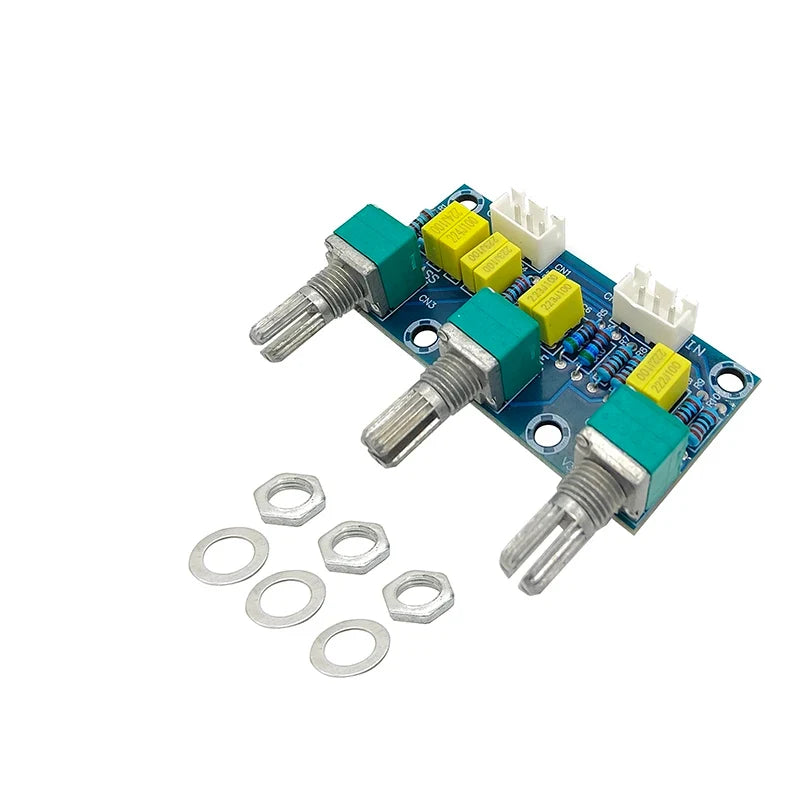 Passive Tone Control PCB Board – 2-Channel Bass & Treble Module